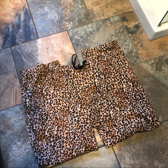 Leopard/Cheetah Print La Senza Pajama Pants - Picture 1 of 5